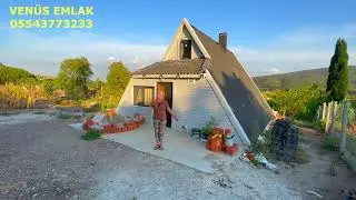 BALIKESİR MANYAS ÇAVUŞKÖY DE 1011 M2 ARSA İÇİNDE BUGOLOV EV SATILIK