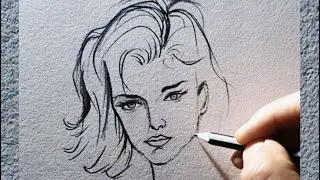 Portrait drawing