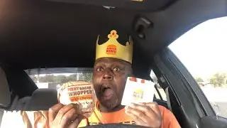 BURGER KING Has A FIERY MENU 🔥 FIERY Bacon WHOPPER & MOZZARELLA STICKS Review 😳