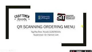 UoG-SIT FYP QR Code Ordering Menu