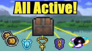Terraria Active Accessories in a CHEST!? Too Many Acessories Mod Showcase