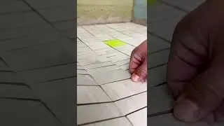 Este mosaico de ceramica fue un dolor de cabeza pero quedó 
