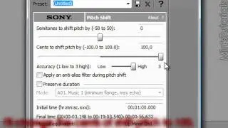 Sony Vegas // How to Change the Pitch