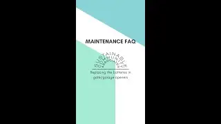 How to change the batteries in your gate/garage opener