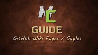 MCreator Guides: GitHub Wiki Styles