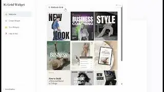 How to setup the Instagram Grid Preview Widget in Notion?