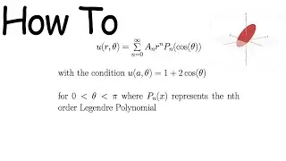 Solving for Coefficients of Generalized Fourier Series with Legendre Polynomials