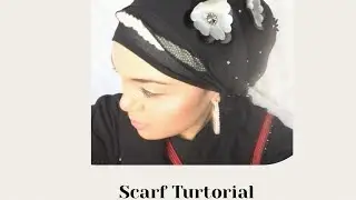 Black Scarf With ith Accessories|| Hijabi|| Turtorial|Miyah