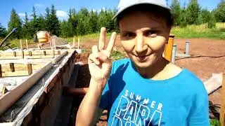 Formwork for reinforced concrete belts. Reinforcing the reinforced concrete belt.