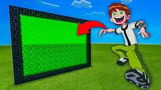 How to Make a PORTAL to BEN 10 in Minecraft
