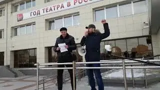 ЛЕХА КОЧЕГАР - митинг в поддержку Путина! Чита