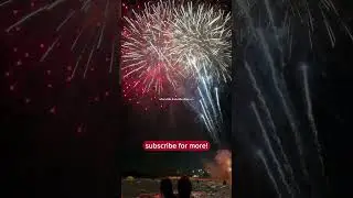 fireworks at the sea 😱 #foryou #trending #viral #fyp #beach #summer #shorts