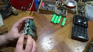 Replacing batteries in a Li-ion 18650 screwdriver