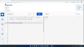 how to find min number in list in python