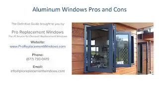 Aluminum Windows: Pros and Cons of Installing Aluminum Replacement Windows