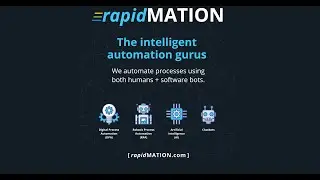 rapidMATION - Using UiPath StudioX for Build-A-Bot Session Administration