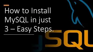 How to Install MySQL on Ubuntu. Just 3 Easy Steps.