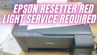 EPSON L3110 Service required reset | Epson red light blinking reset | Epson resetter
