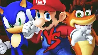Mario VS. Sonic VS. Crash Bandicoot  | Batalha Ninja