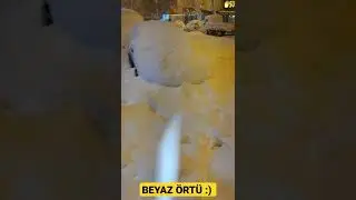 DÜKKAN Önü Kar ile DOLDU !