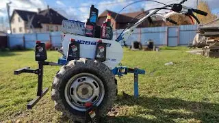 Changing the oil in the MultiAgro gearbox and the Yamaha engine in the Neva MB-23 walk-behind tra...