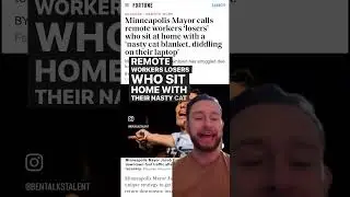 Mayor Insults Remote Workers, Calling Them Losers 