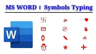 how to type symbols in MS Word #msword #computer