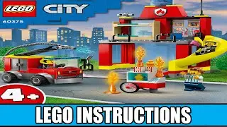 LEGO Instructions | City | 60375 | Fire Station and Fire Engine (All Books)