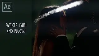 particle swirl (no plugin needed) - after effects