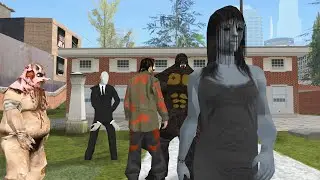 GTA SA Story but Characters are HORROR MYTHS