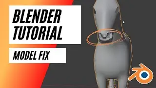 Blender for beginners (Tutorial) - Fix bad mesh artifacts on your character.  
