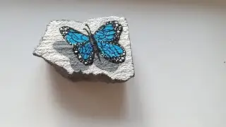 how to drawing on a stone acrylic/рисуем на камне акрилом🎨🖌️