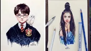 Russian Artist Continues Drawing Celebrities As Adorable Cartoon Characters