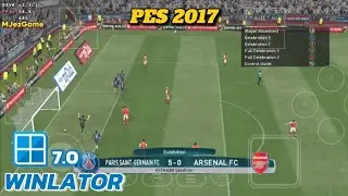 Winlator - Gameplay Pro Evolution Soccer 2017 | PES 2017 - Windows