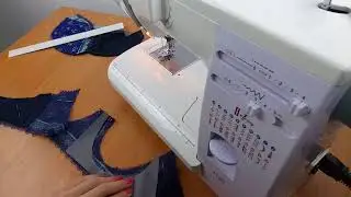 13. Намечаем линию втачивания чашки