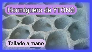 🚩Como hacer un HORMIGUERO DE YTONG (Hormiguero vertical) TUTORIAL CASERO //receta FACIL