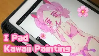 Procreate Speed Painting Process _How to draw kawaii illustration