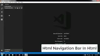 Html Navigation Bar | Horizontal Navigation Bar in Html