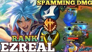 EZREAL SPAM FIRST SKILL DMG! BEST META BUILD ABUSE - TOP 1 GLOBAL EZREAL BY ESB Nedro - WILD RIFT
