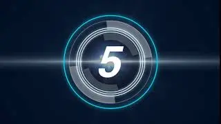 Countdown Timer Video Intro Animated Background