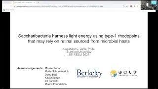 Alexander Jaffe at the 2023 NeLLi Symposium