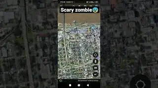 Google Earth scary zombie videoshort #shorts #googleearth #godzilla #viral #earthadventures #short