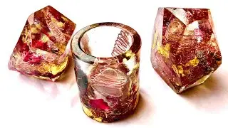 Making Floral Orgonite Crystals and Incense Holder with Resin