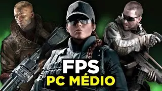(TOP 10)  Os Melhores Jogos De FPS Para PC MÉDIO💥 - 2024