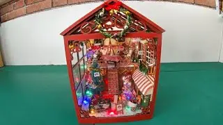 DIY Christmas Book Nook Crafts & Co magasin action