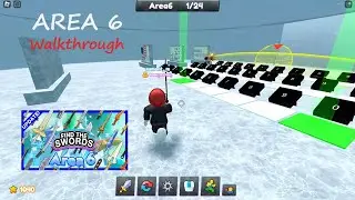 Roblox Find The Swords Area 6 Walkthrough [All 24 Swords]