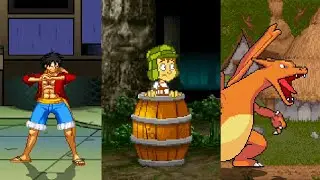 MUGEN Compilation: Monkey D. Luffy, El Chavo, Charizard... [10 Fights]