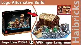 Lego Wikinger Langhaus! Lego Wikingerdorf / Viking Village 21343 | Alternative Build / MultiBuild