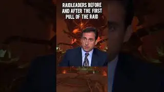 raidleader before and after the first pull in raid 