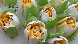 ВСЕ ТОНКОСТИ Зефира НА СОКЕ !!! Зефирные тюльпаны